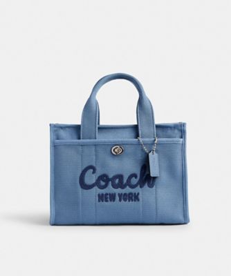 珍しい 【梵】 ブルー 26 トート カーゴ 新品COACH バッグ ...